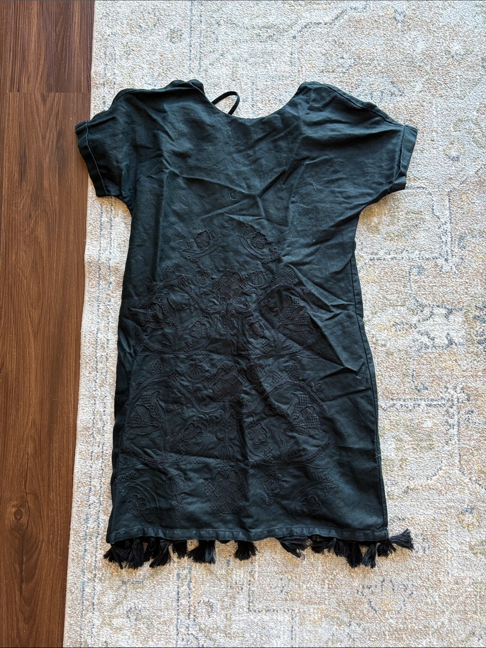 Madewell Fringe Embroidered Dress - Picture 2 of 3